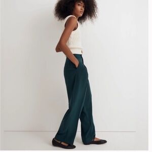 Madewell Forest Green Buttoned Pants